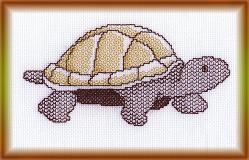 cross-stitch tortoise pattern