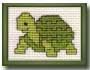 cross-stitch tortoise pattern